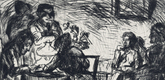 Max Beckmann. Evening Party (Abendgesellschaft). (1912, published not before 1917)