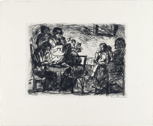 Max Beckmann. Evening Party (Abendgesellschaft). (1912, published not before 1917)