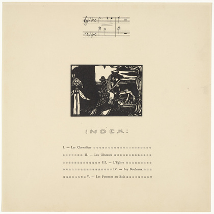 Vasily Kandinsky. Title page (Flame) from Xylographs (Xylographies). 1909 (executed 1907)