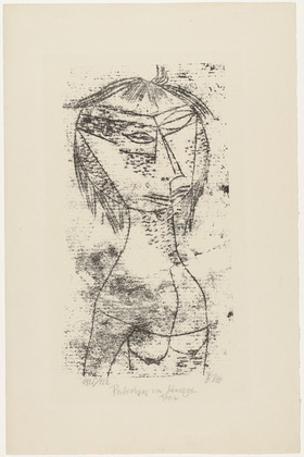 Paul Klee. Saint of the Inner Light (Die Heilige vom innern Licht) for the portfolio New European Graphics, 1st Portfolio: Masters of the Staatliches Bauhaus, Weimar (Neue europäische Graphik, 1. Mappe: Meister des Staatlichen Bauhauses in Weimar). 1921