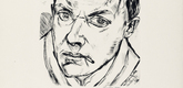 Max Beckmann. Large Self-Portrait (Grosses Selbstbildnis). (1919, published 1920)