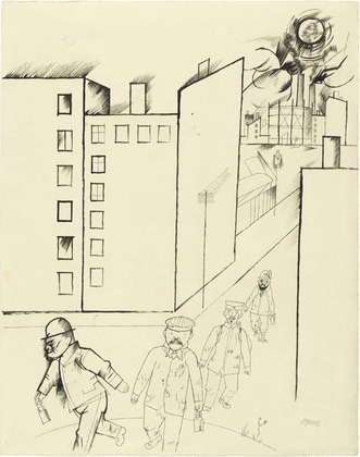 George Grosz. The End of the Day. (c. 1919)