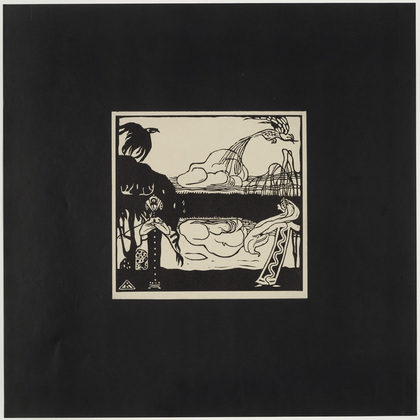 Vasily Kandinsky. The Birds (Les Oiseaux) from Xylographs (Xylographies). 1909 (executed 1907)