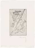 Vasily Kandinsky. Plate (folio 9) from Fraternity. 1939