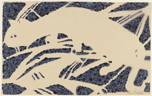 Christian Rohlfs. Cat (Katze). (1913)