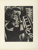 Karl Schmidt-Rottluff. Woman at the Piano (Frau am Klavier). 1923