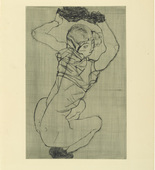 Egon Schiele. Squatting Woman (Kauernde) from The Graphic Work of Egon Schiele (Das Graphische Werk von Egon Schiele). (1914, published 1922)