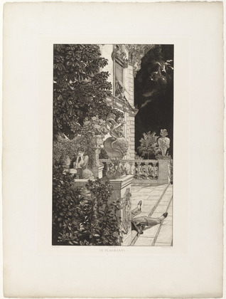 Max Klinger. In Flagranti from Dramas, Opus IX (Dramen, Opus IX). (first published 1883)