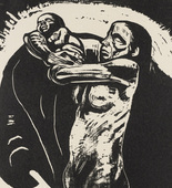 Käthe Kollwitz. The Sacrifice (Das Opfer) (plate 1) from War (Krieg). (1922, published 1923)