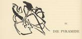 Vasily Kandinsky. Vignette for "Pyramid" (Vignette next to "Pyramide") (headpiece, page 32) from Über das Geistige in der Kunst (Concerning the Spiritual in Art). 1911
