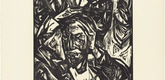 Walter Helbig. The Artist (Der Künstler) from 16 Woodcuts (16 Holzschnitte). 1918, published 1926