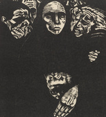 Käthe Kollwitz. The People (Das Volk) (plate 7) from War (Krieg). (1922, published 1923)