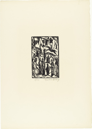 Walter Helbig. Illustration from 16 Woodcuts (16 Holzschnitte). 1920, published 1926