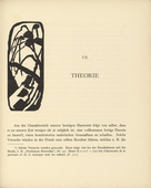 Vasily Kandinsky. Vignette next to "Theory" ("Theorie") (headpiece, page 81) from Über das Geistige in der Kunst (Concerning the Spiritual in Art). 1911