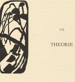 Vasily Kandinsky. Vignette next to "Theory" ("Theorie") (headpiece, page 81) from Über das Geistige in der Kunst (Concerning the Spiritual in Art). 1911