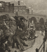 Max Klinger. A Murder (Ein Mord) from Dramas, Opus IX (Dramen, Opus IX). (first published 1883)