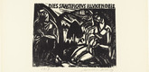 Walter Helbig. Annunciation (III.) (Verkündigung (Ill.)) from 16 Woodcuts (16 Holzschnitte). 1917, published 1926