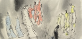 Lyonel Feininger. Walking in a Dream. 1945