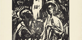 Walter Helbig. Adoration (Anbetung) from 16 Woodcuts (16 Holzschnitte). 1918, published 1926