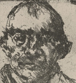 Lovis Corinth. Self-Portrait (Selbstbildnis). (1920-1921)