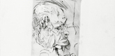 Max Beckmann. Self-Portrait, Hand to Cheek (Selbstbildnis mit aufgestützter Wange). 1916