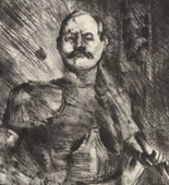 Lovis Corinth. Standard Bearer (Die Fahnenträger). (1919, published 1920)