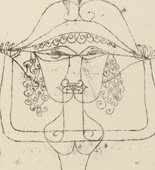 Paul Klee. Singer of the Comic Opera (Die Sängerin der komischen Oper). 1925