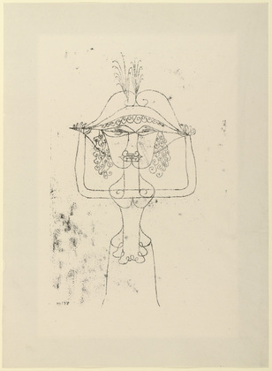 Paul Klee. Singer of the Comic Opera (Die Sängerin der komischen Oper). 1925