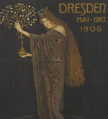 Otto Gussmann. Poster for the Third German Decorative Arts Exhibition (Dritte Deutsche Kunstgewerbe Ausstellung). 1906