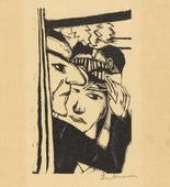 Max Beckmann. Dancing Couple (Tanzendes Paar). (1922)