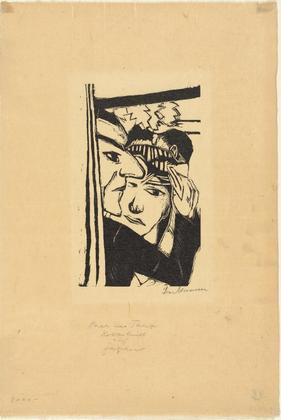 Max Beckmann. Dancing Couple (Tanzendes Paar). (1922)