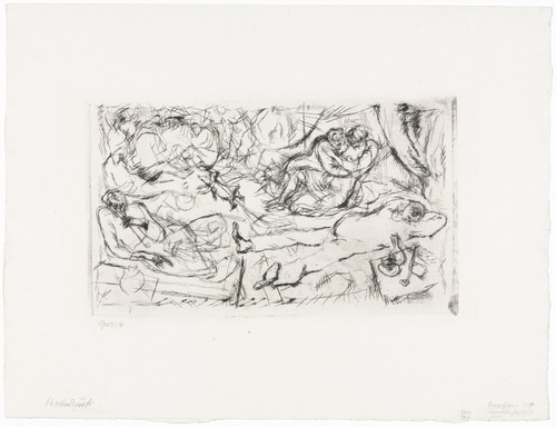 George Grosz. Den of Iniquity (Lasterhöhle). 1914