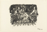 Oskar Kokoschka. The Last Supper (Das Abendmahl) from the series The Passion (Die Passion). (1916)
