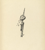 Alfred Kubin. Untitled (vignette, folio 5) from Immer und Immer (Again and Again). 1937