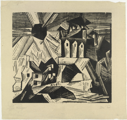Lyonel Feininger. The Gate (Das Tor). 1920