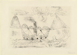 Paul Klee. Steamer at Lugano (Dampfer vor Lugano). 1922