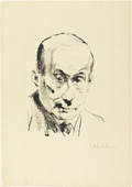 Max Liebermann. Self-Portrait (Selbstbildnis). (after 1923)