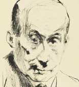 Max Liebermann. Self-Portrait (Selbstbildnis). (after 1923)