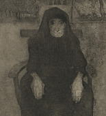 Paula Modersohn-Becker. Seated Old Woman (Sitzende Alte). (c. 1899-1902)