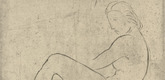 Wilhelm Lehmbruck. Reclining Girl (Sea Mood) [Ruhendes Mädchen (Meeresstimmung)]. (1910, printed 1920)