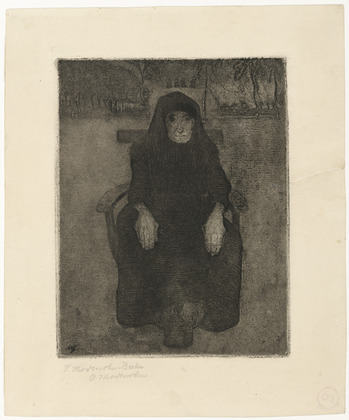 Paula Modersohn-Becker. Seated Old Woman (Sitzende Alte). (c. 1899-1902)