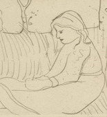 Paula Modersohn-Becker. Seated Child (Sitzendes Kind). (c. 1899-1902, printed 1922-23)