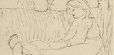 Paula Modersohn-Becker. Seated Child (Sitzendes Kind). (c. 1899-1902, printed 1922-23)