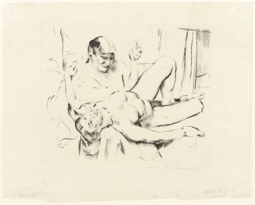 Lovis Corinth. Prophecy (Weissagung). (1914)