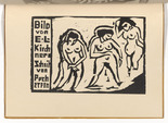 Max Pechstein. Bathers (Badende) (plate, folio 14) from KG Brücke. 1910