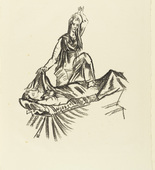 Oskar Kokoschka. Woman Triumphs over Corpse (Das Weib triumphiert über den Toten) (plate 11) from The Bound Columbus (Der gefesselte Columbus). 1916 (executed 1913)