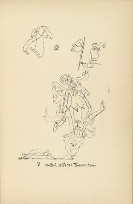 Paul Klee. Womanhood Finally Redeemed (Endlich erlöstes Frauentum) from Potsdamer Platz oder Die Nächte des neuen Messias. Ekstatische Visionen (Potsdamer Platz or The Nights of the New Messiah. Ecstatic Visions). 1919