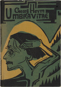 Ernst Ludwig Kirchner. Cover (Bucheinband) from Umbra vitae. 1924