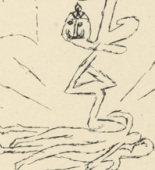 Paul Klee. One Iniquity Upon the Other Piled Up in This Way (Delict türmte jedoch ...) from Potsdamer Platz oder Die Nächte des neuen Messias. Ekstatische Visionen (Potsdamer Platz or The Nights of the New Messiah. Ecstatic Visions). 1919