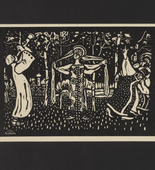 Vasily Kandinsky. The Birch Trees (Les Bouleaux) from Xylographs (Xylographies). 1909 (executed 1907)